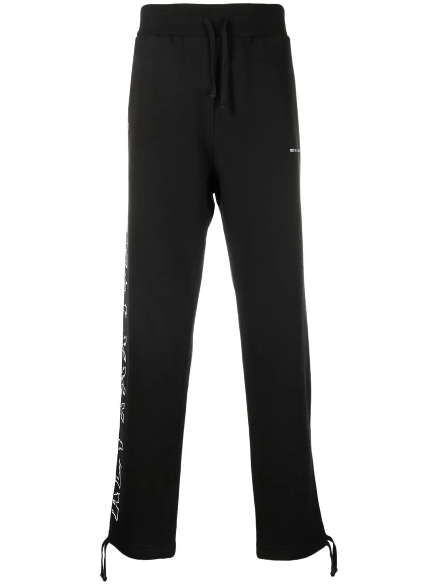 logo-print cotton track pants 2