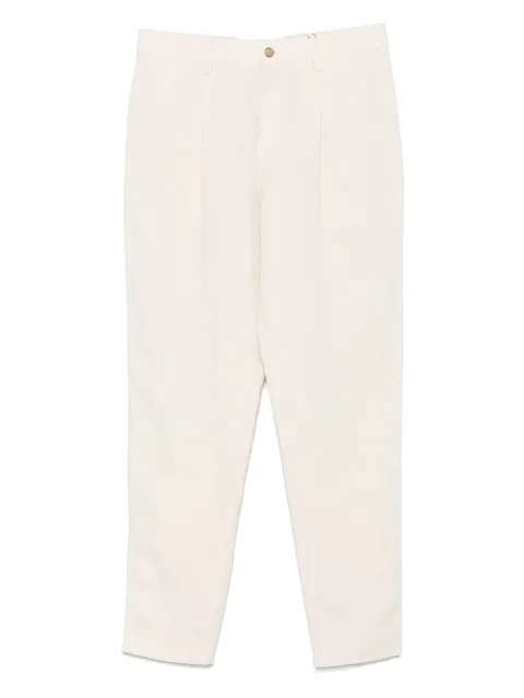 linen trousers