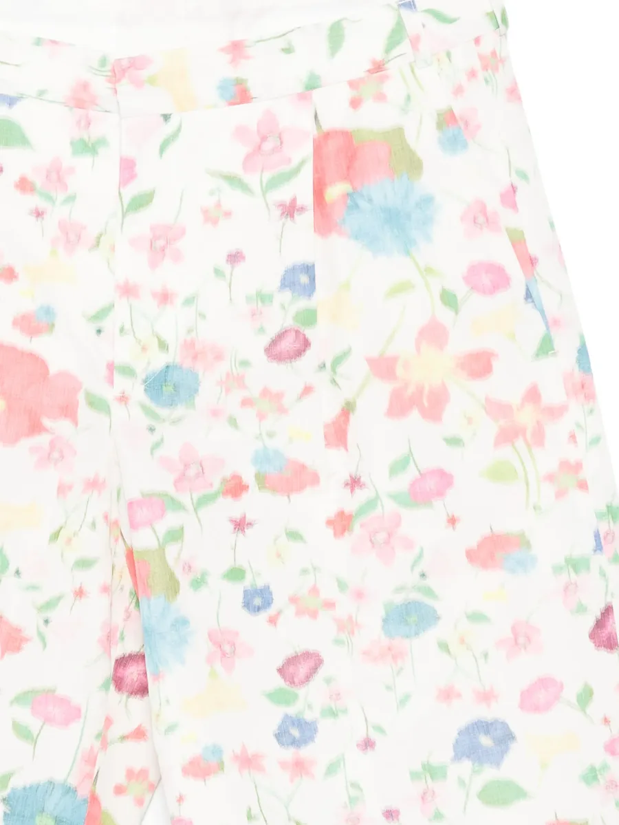 floral-print shorts 6