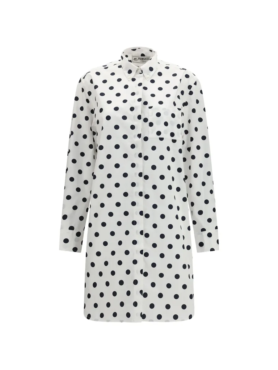 polka-dot shirt dress 2