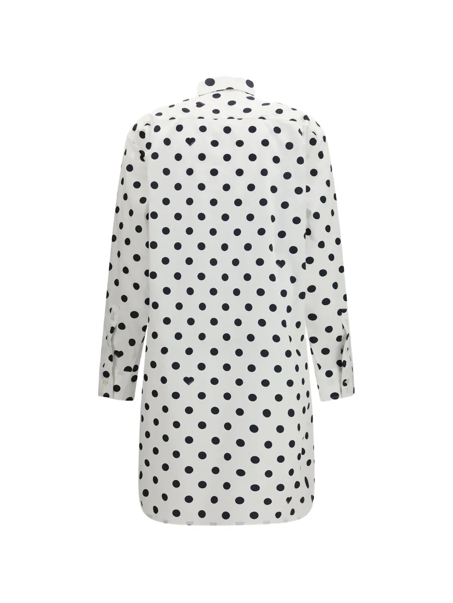polka-dot shirt dress 4