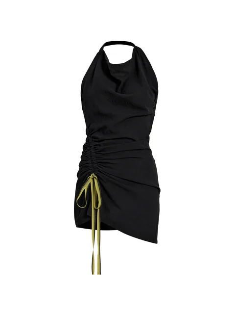 Melia ruched-detail top