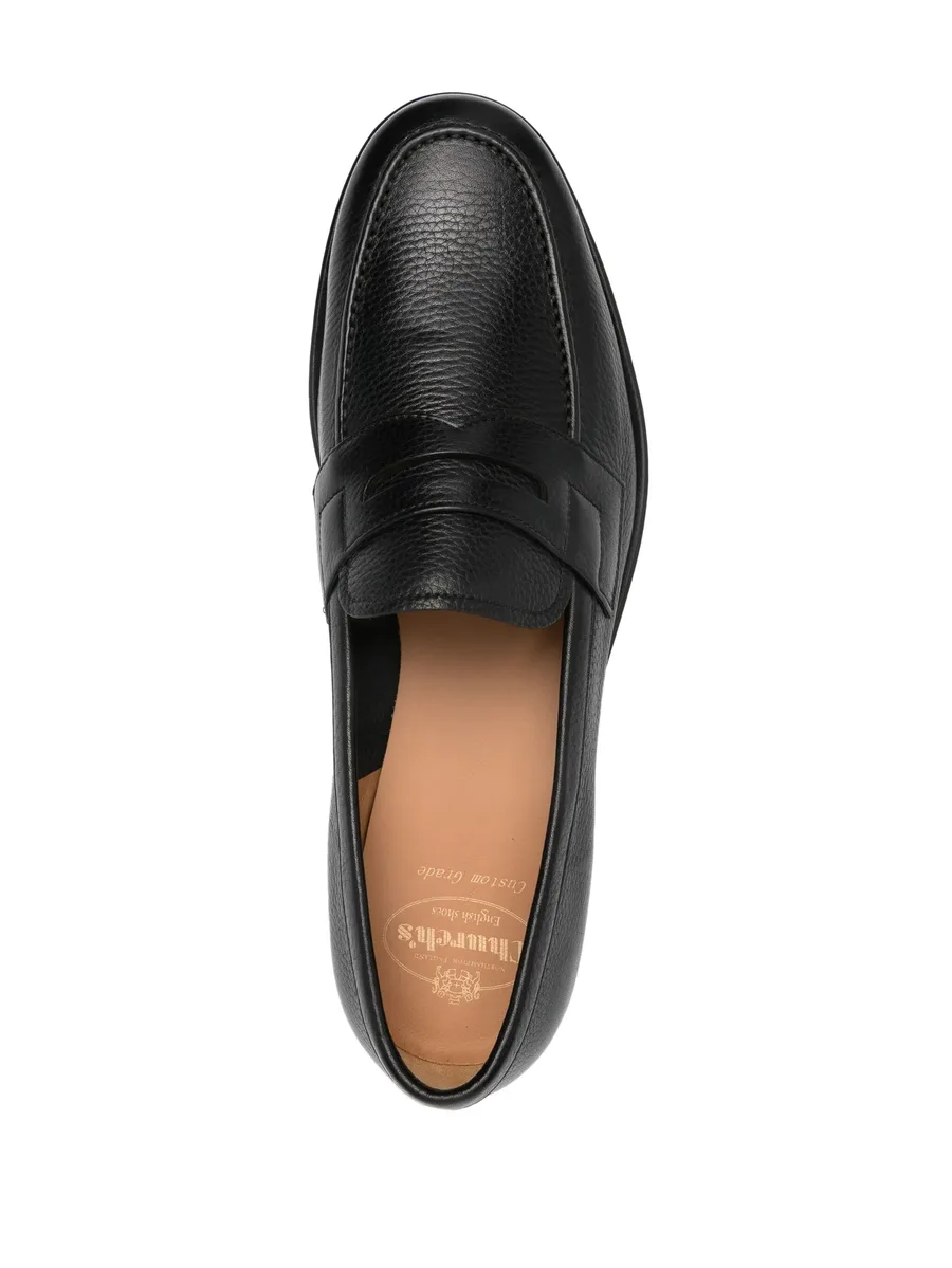 penny-slot leather loafers 7