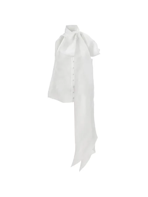 блузка Organza с бантом