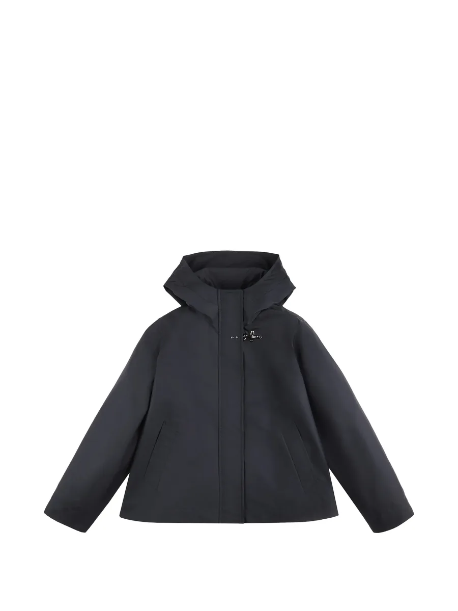 poplin hooded parka coat 2