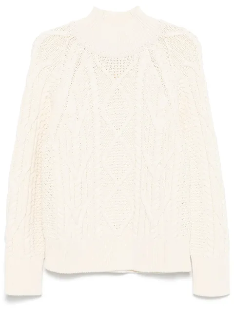 mock-neck sweater