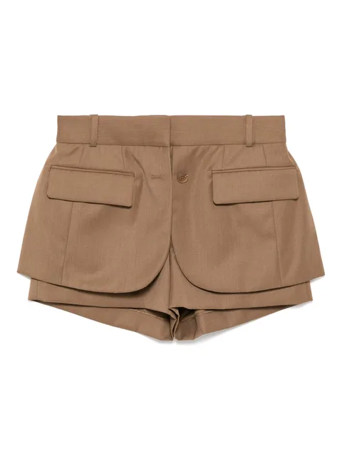 layered shorts