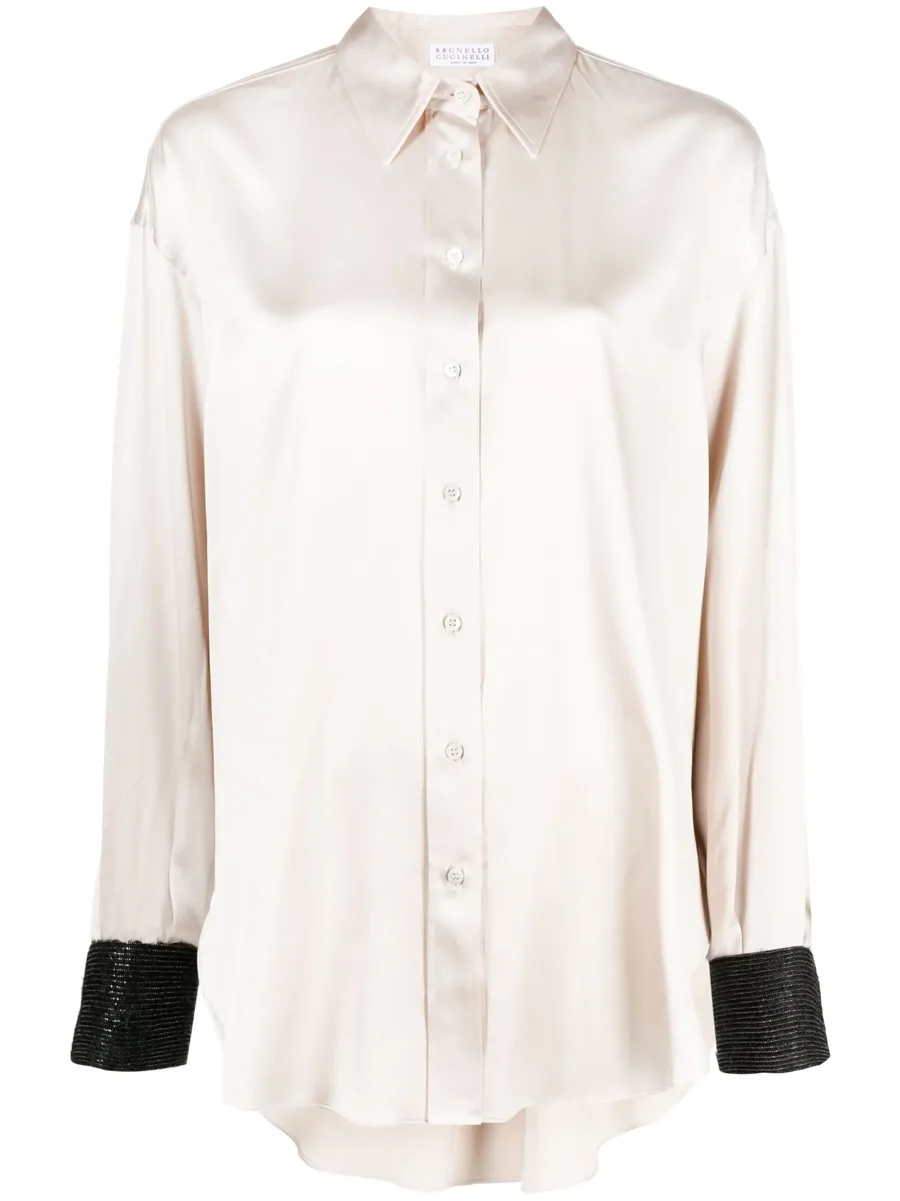 long-sleeve silk blouse 2