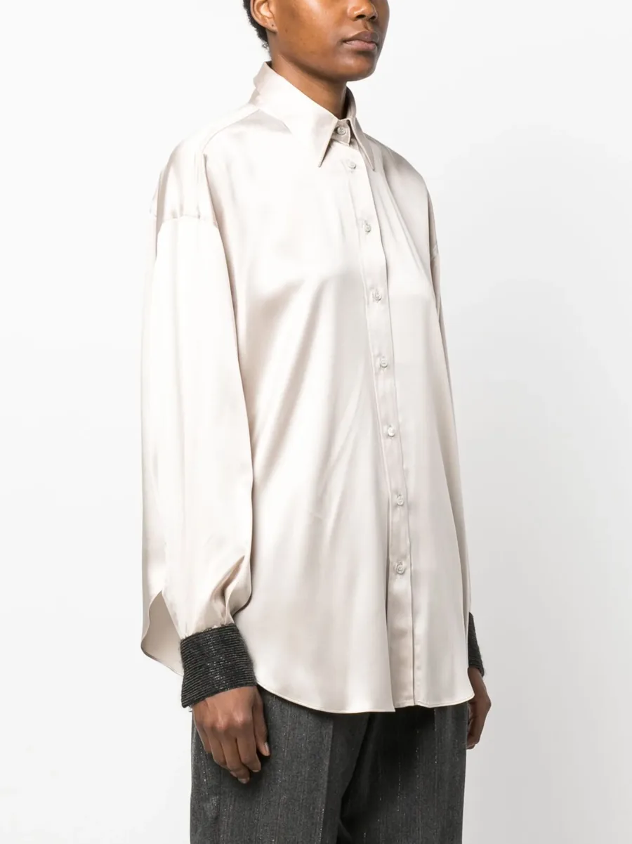 long-sleeve silk blouse 6