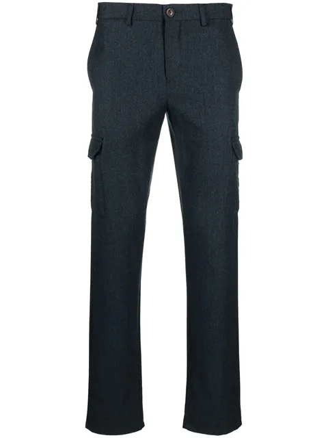 wool cargo trousers