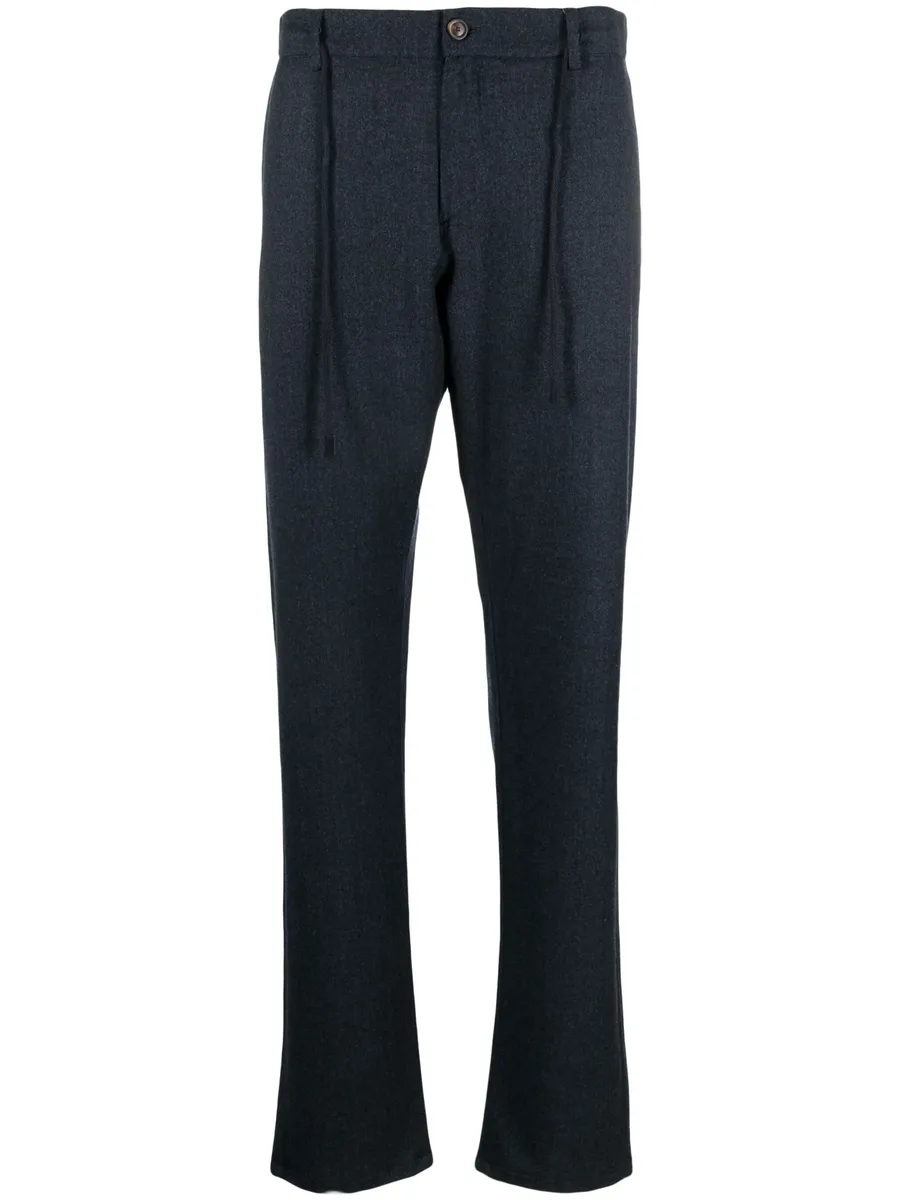 drawstring-waist chinos 2