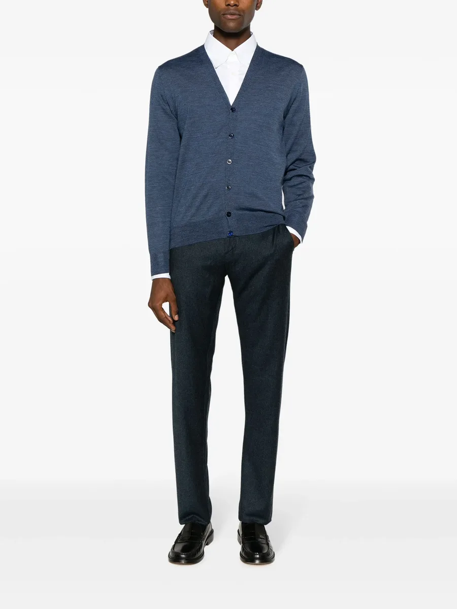 drawstring-waist chinos 4