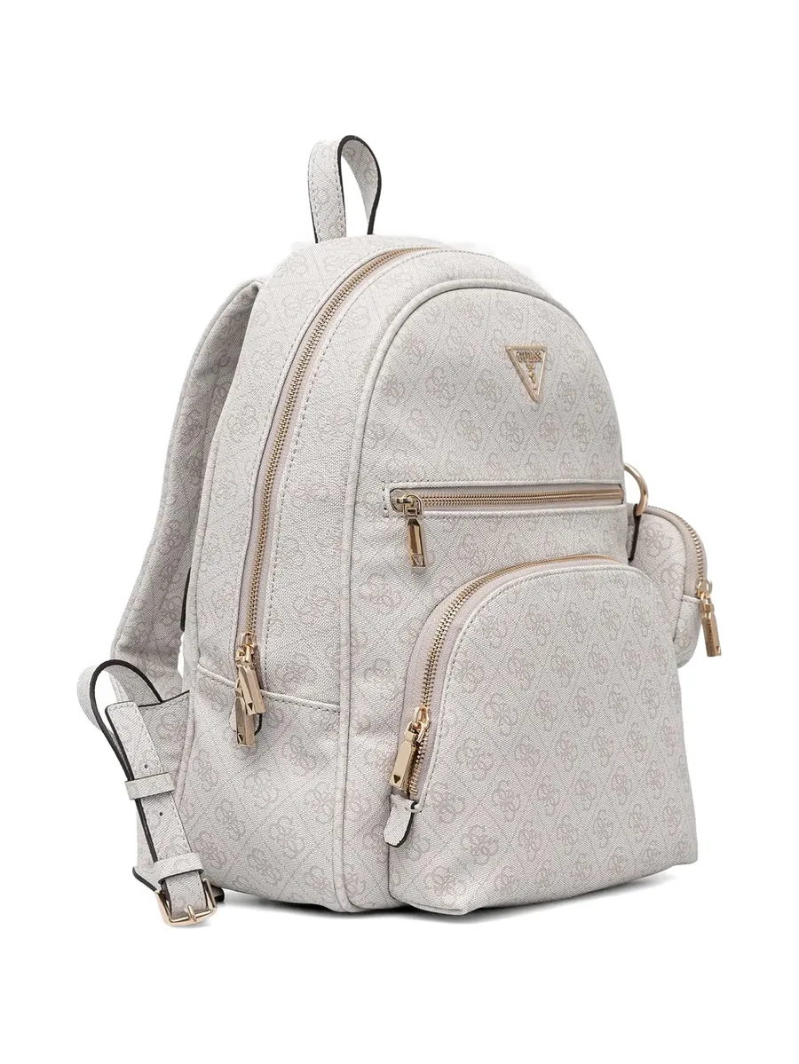 logo-print zip-around backpack 4