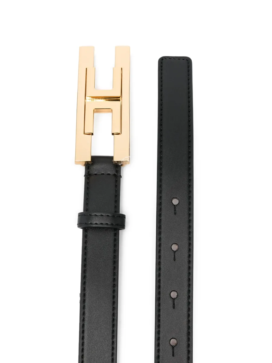 buckle leather belt 6