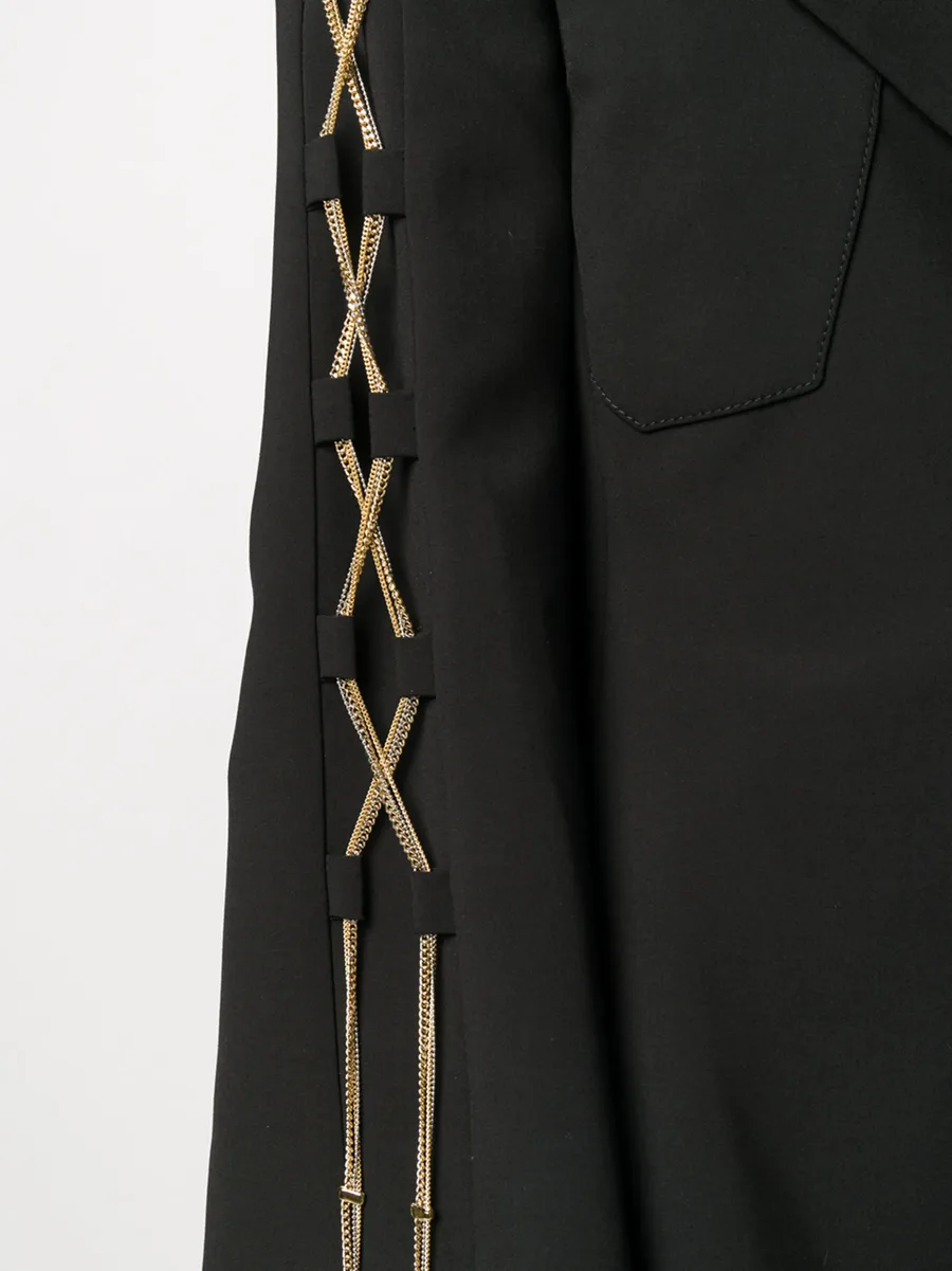chain detail coat 9