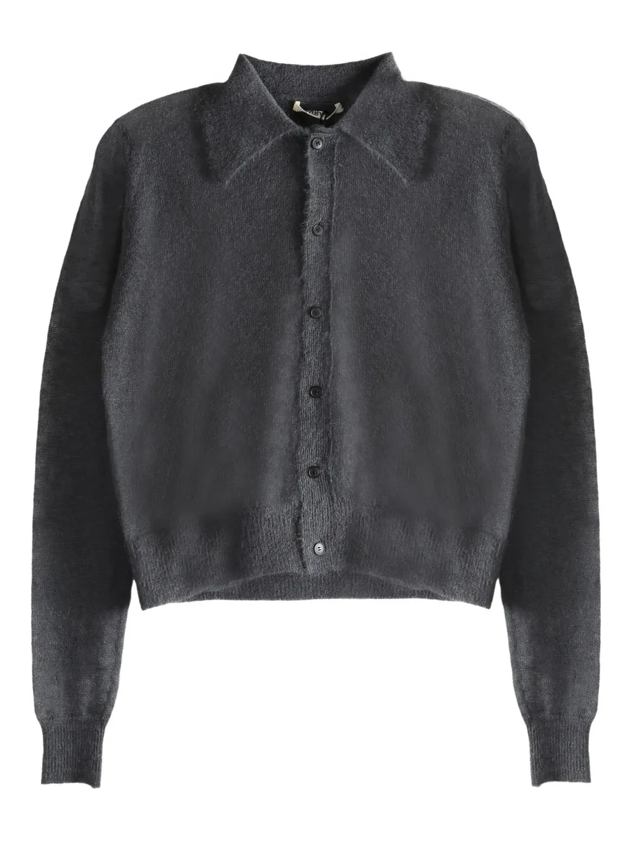 buttoned collared cardigan 2