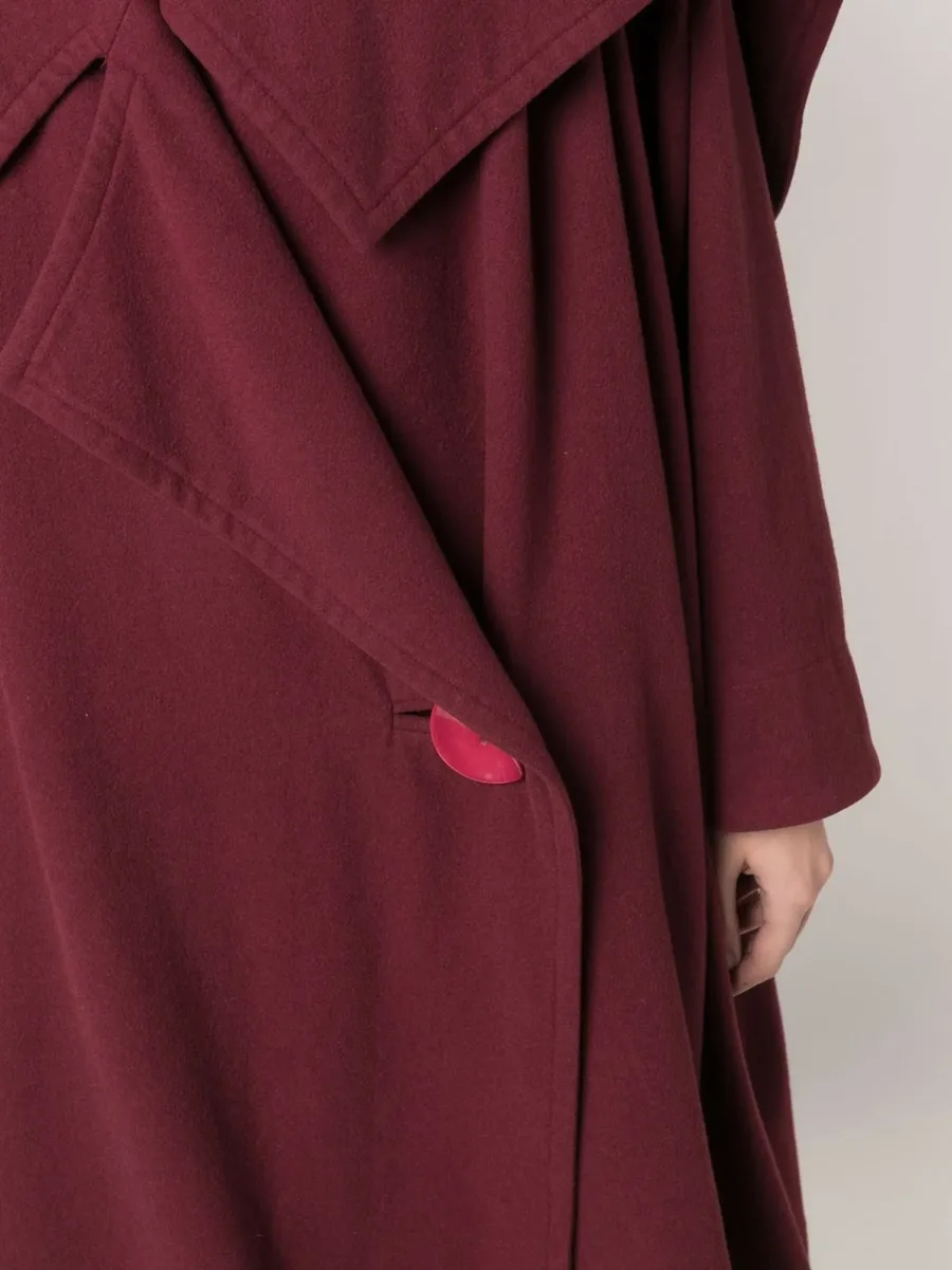 1980s oversized pleated coat 10