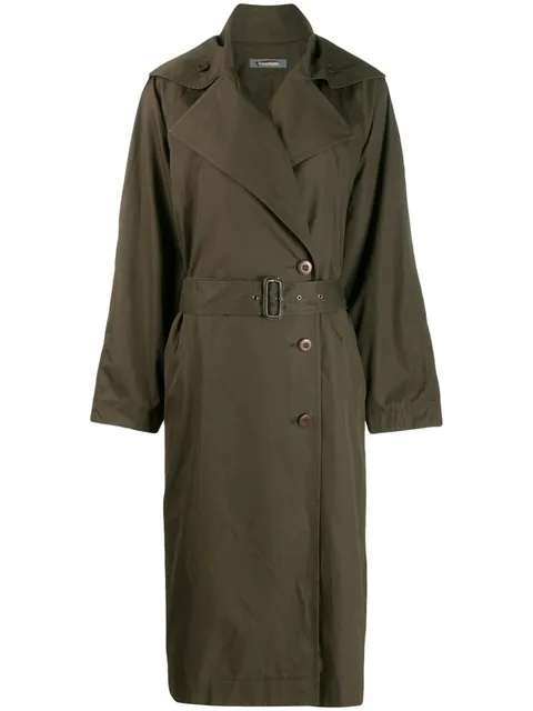 1980s oversized trench coat