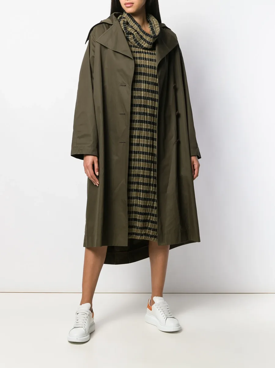 1980s oversized trench coat 4