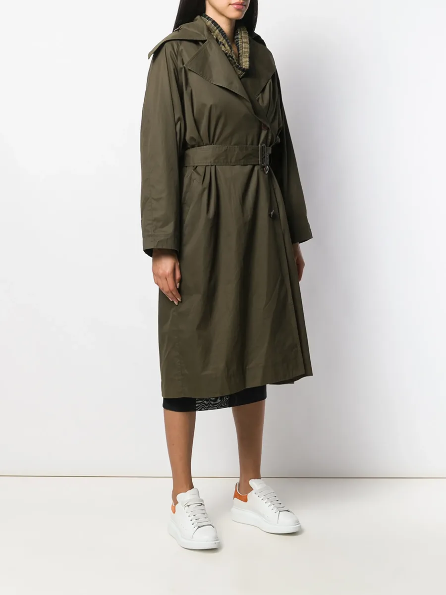 1980s oversized trench coat 6