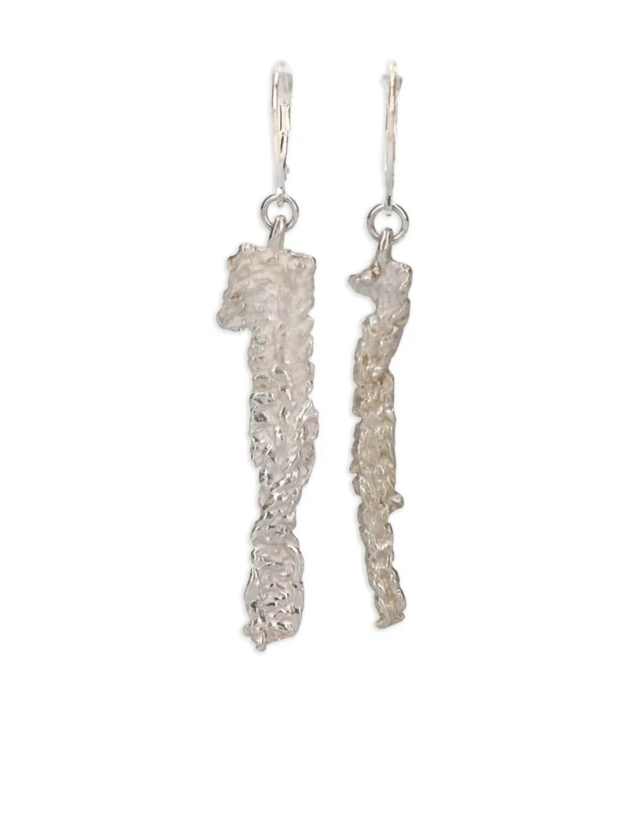 серьги Casted Knit 2