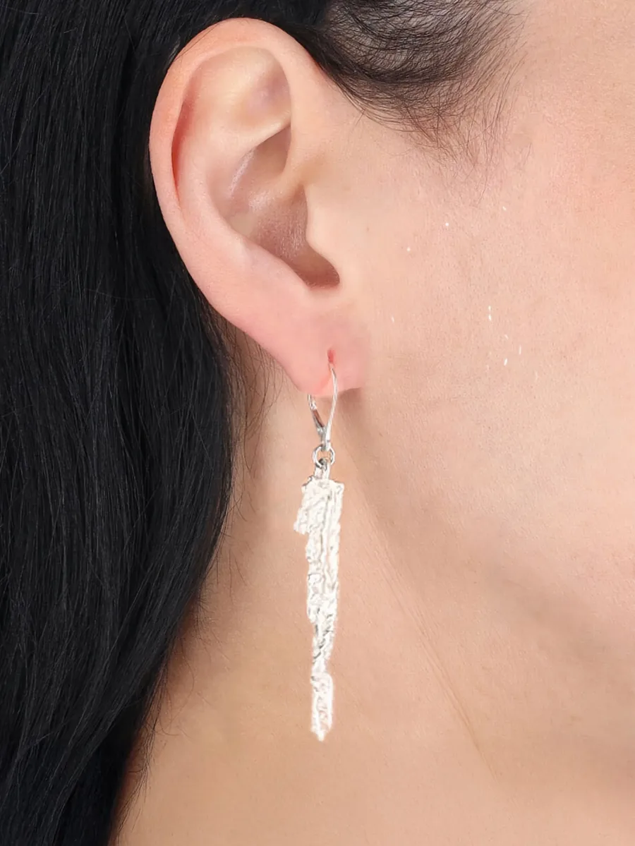 серьги Casted Knit 4