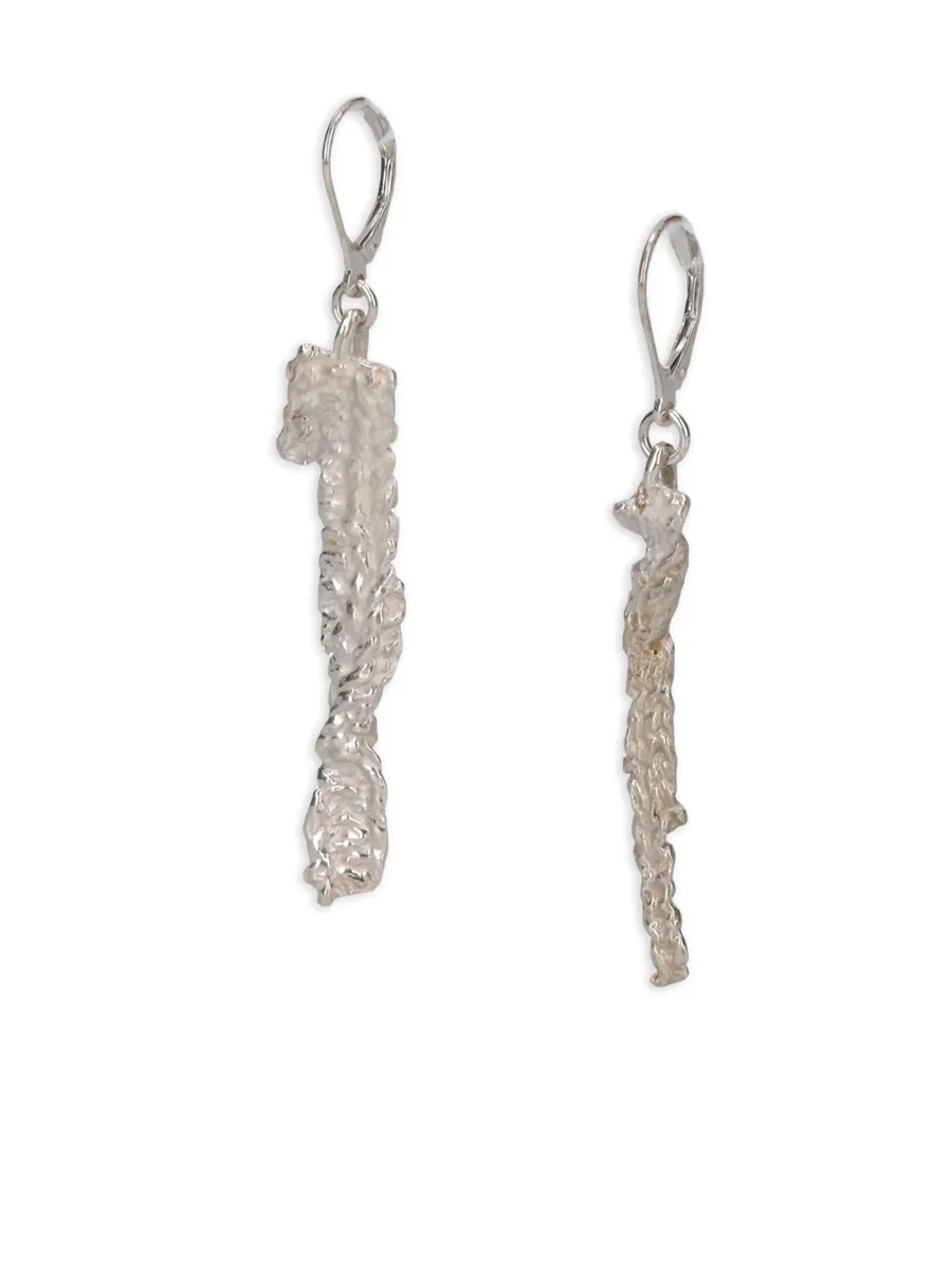 серьги Casted Knit 6