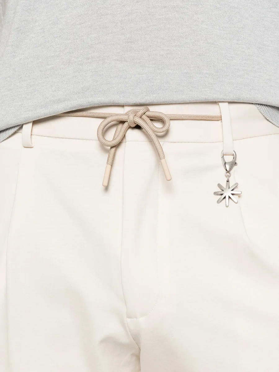 drawstring charm trousers 9