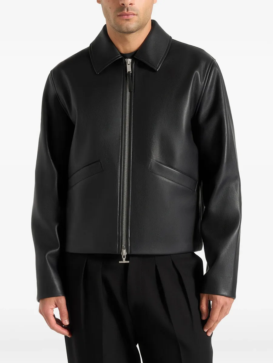 куртка Yves minimal из искусственной кожи 1