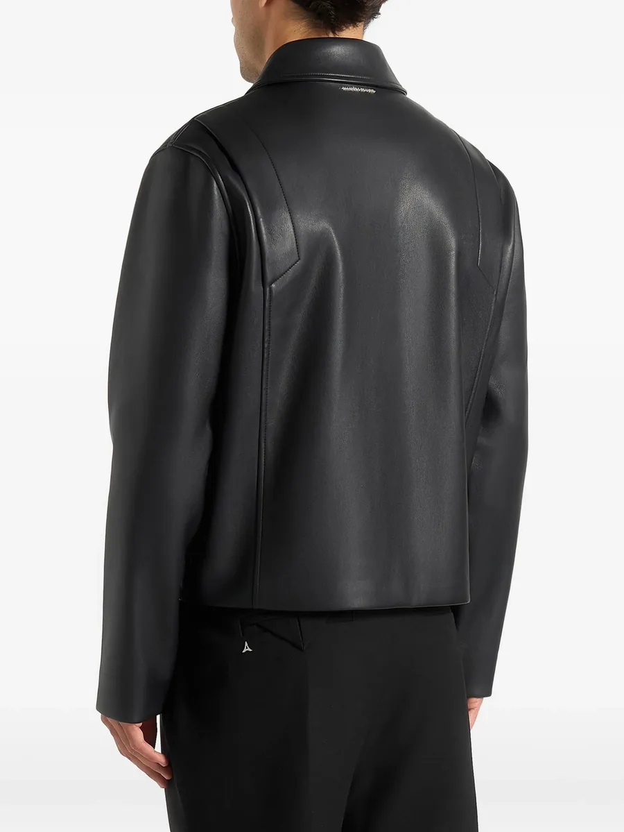 куртка Yves minimal из искусственной кожи 6