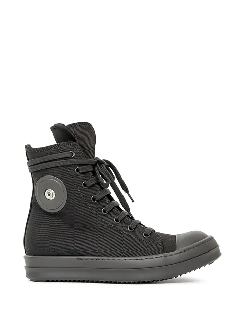 lace-up canvas sneakers
