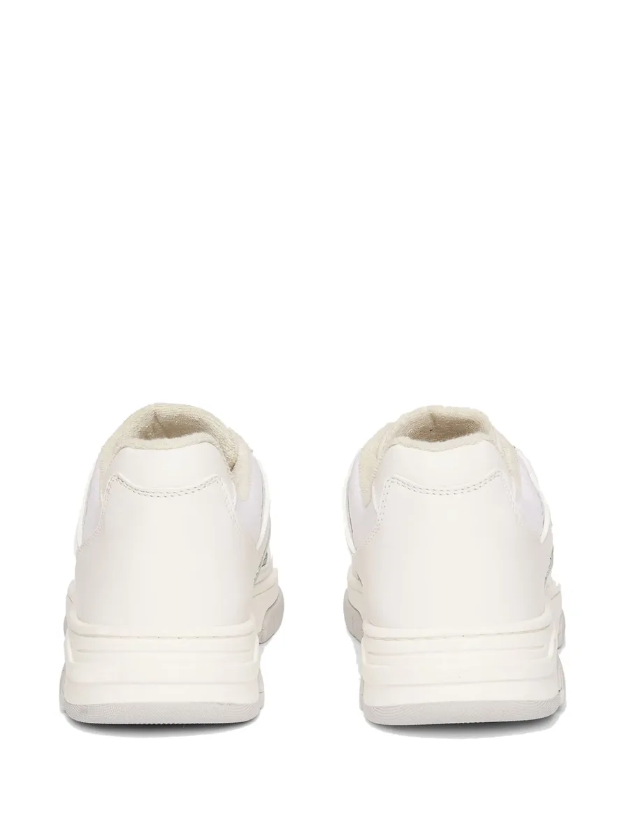 ogo-print leather sneakers 5