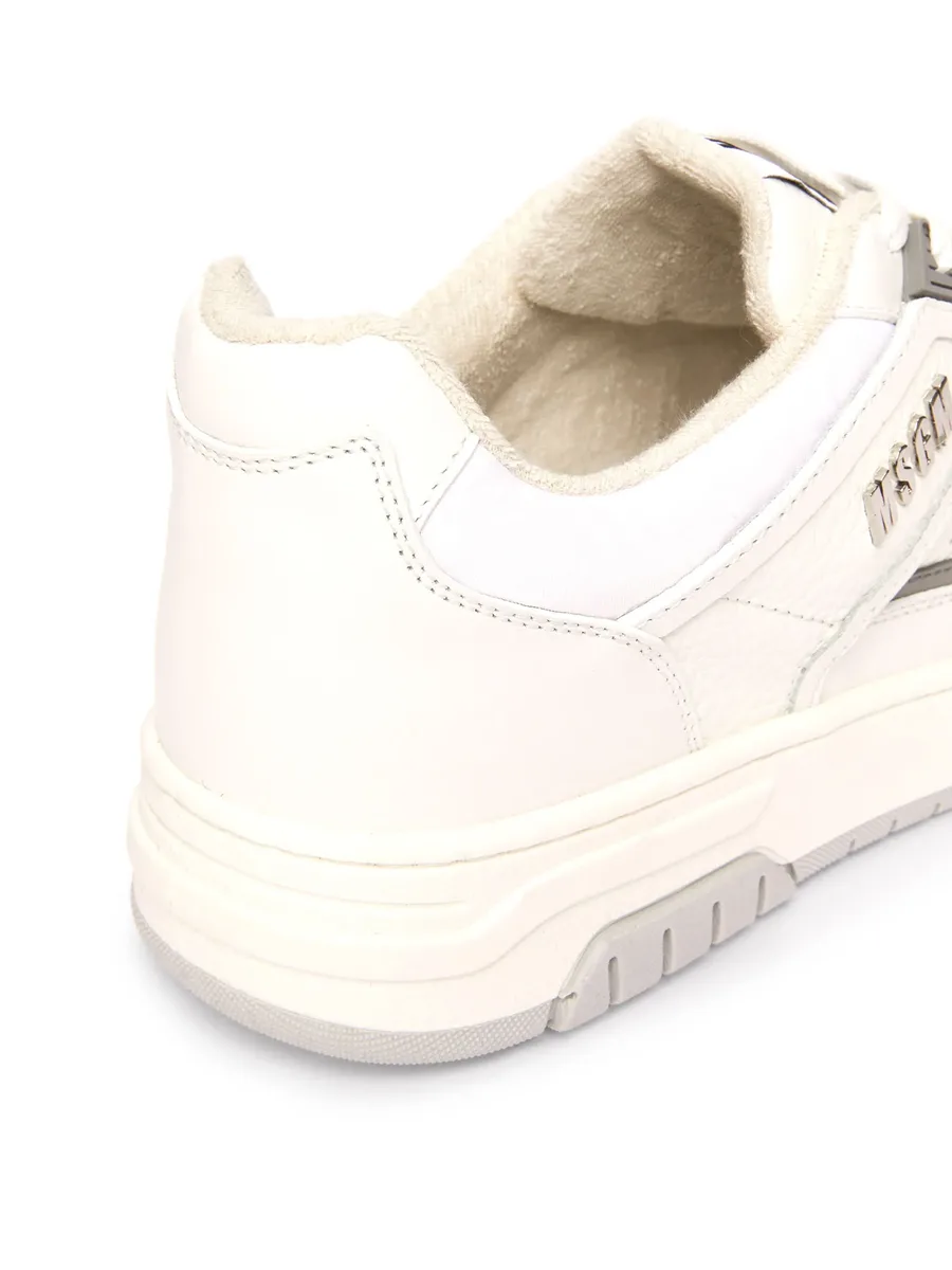 ogo-print leather sneakers 7