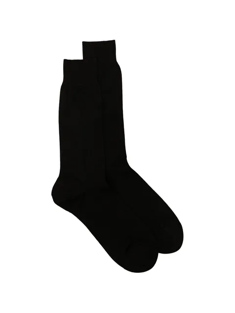 ribbed-knit socks