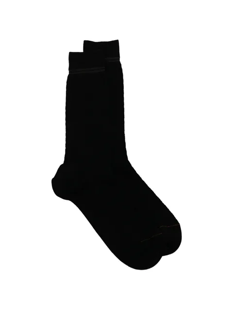 striped mid-calf socks