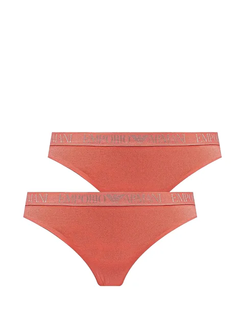 logo-waistband thongs