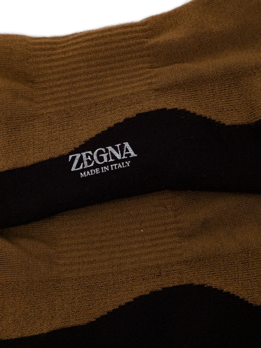logo-print colour-block socks 4