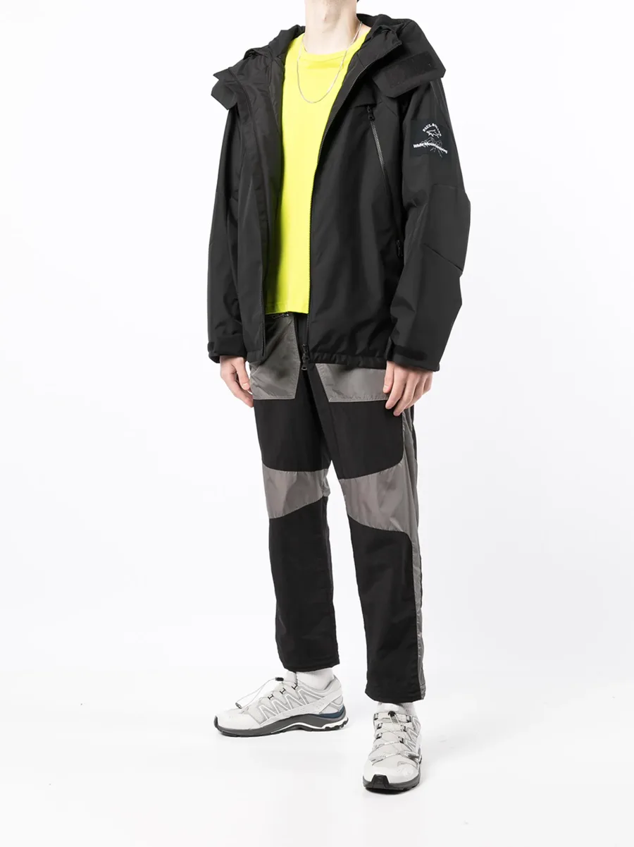 logo-patch hooded jacket 4