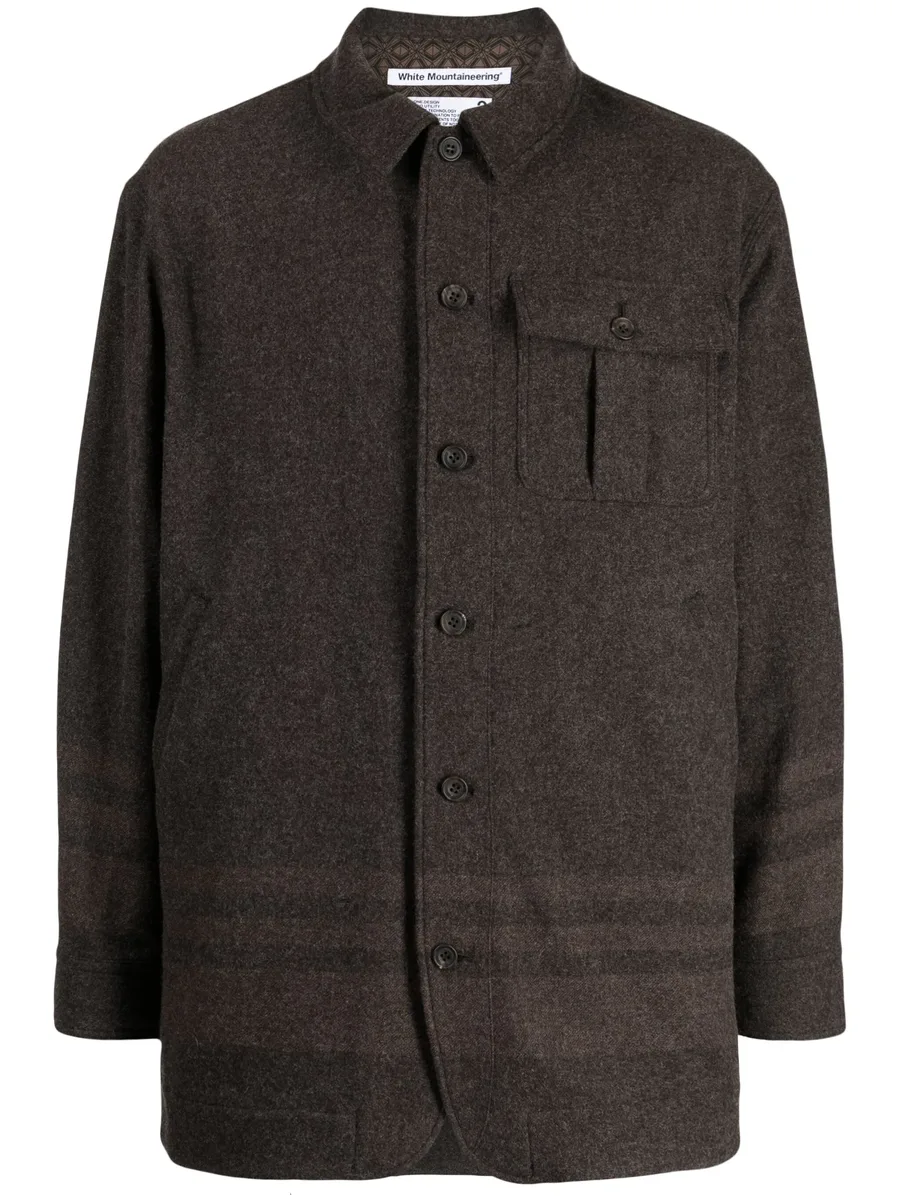classic-collar button-up jacket 2