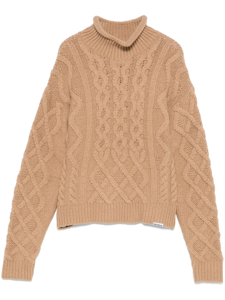 cable-knit sweater 2