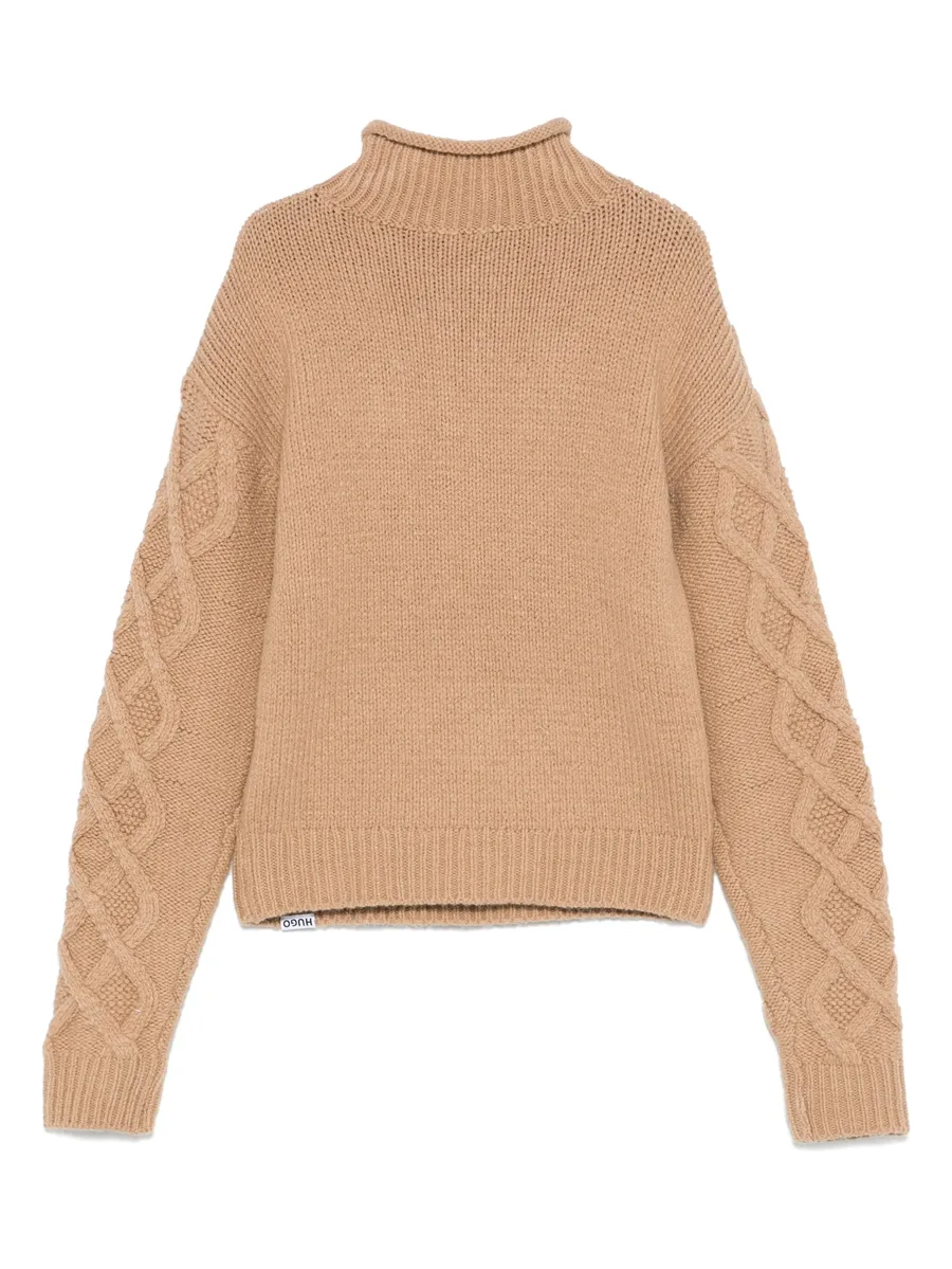 cable-knit sweater 4