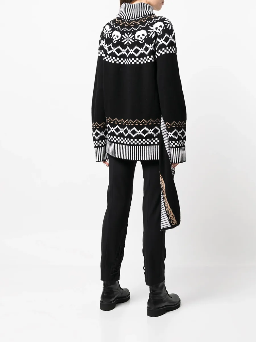 wool intarsia-knit roll-neck jumper 8