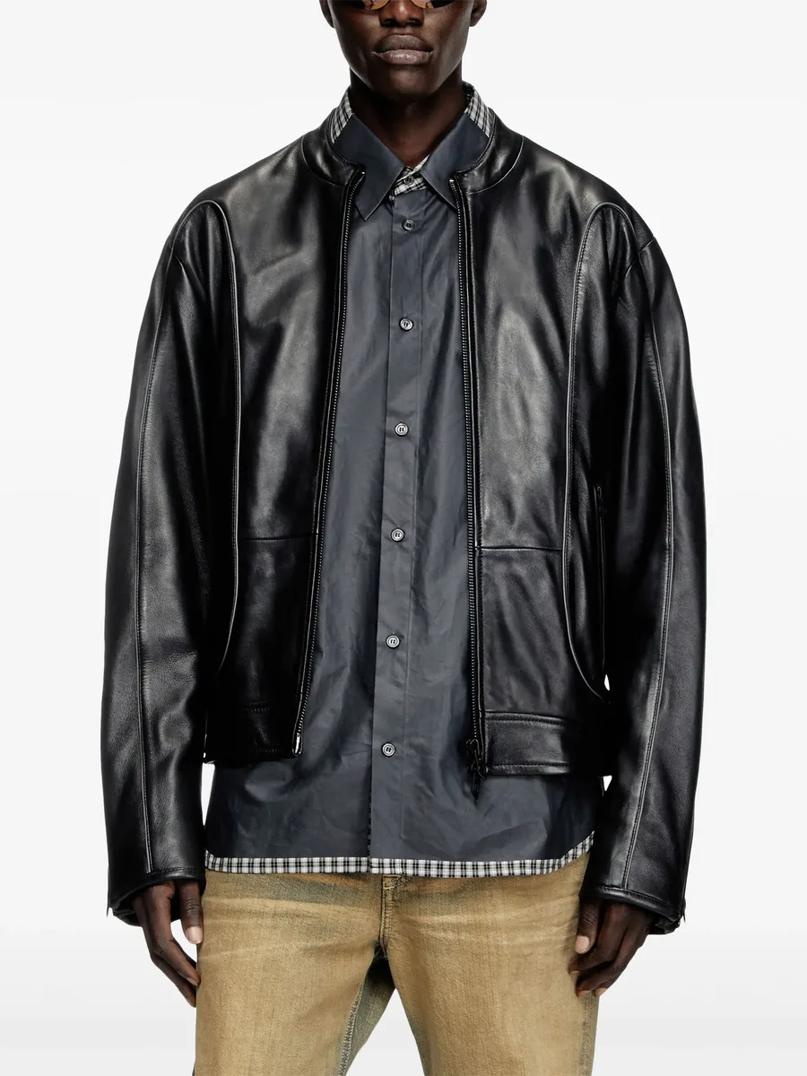 zip panelled jacket 6