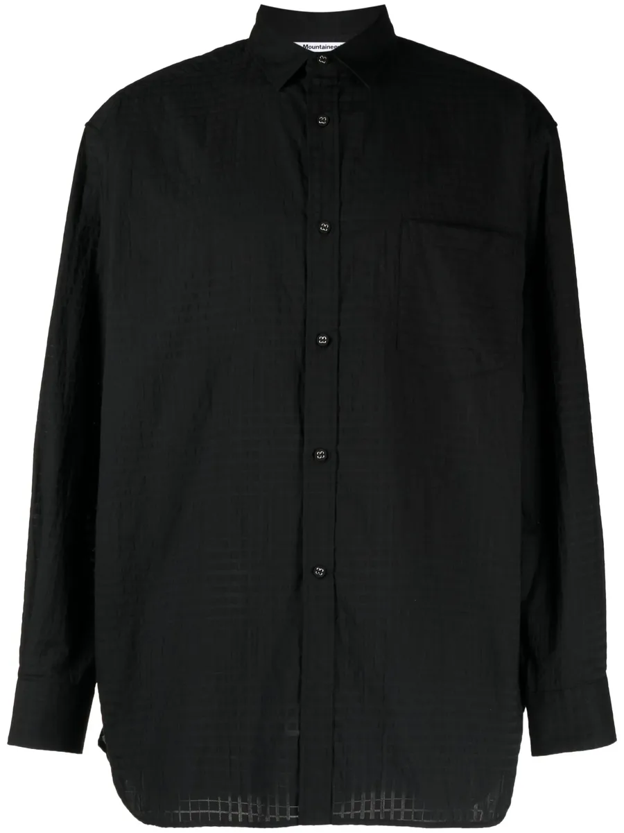 patterned jacquard long-sleeve shirt 2