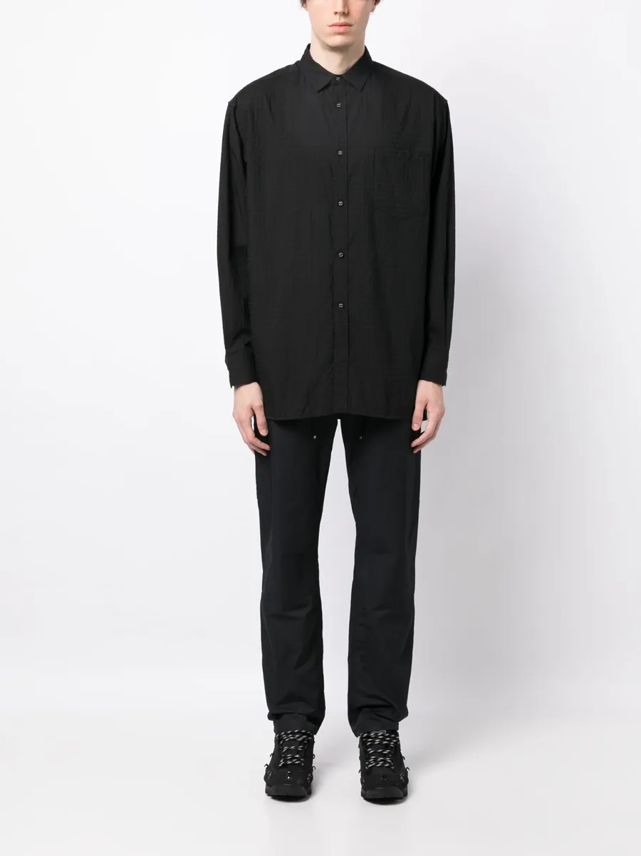 patterned jacquard long-sleeve shirt 3