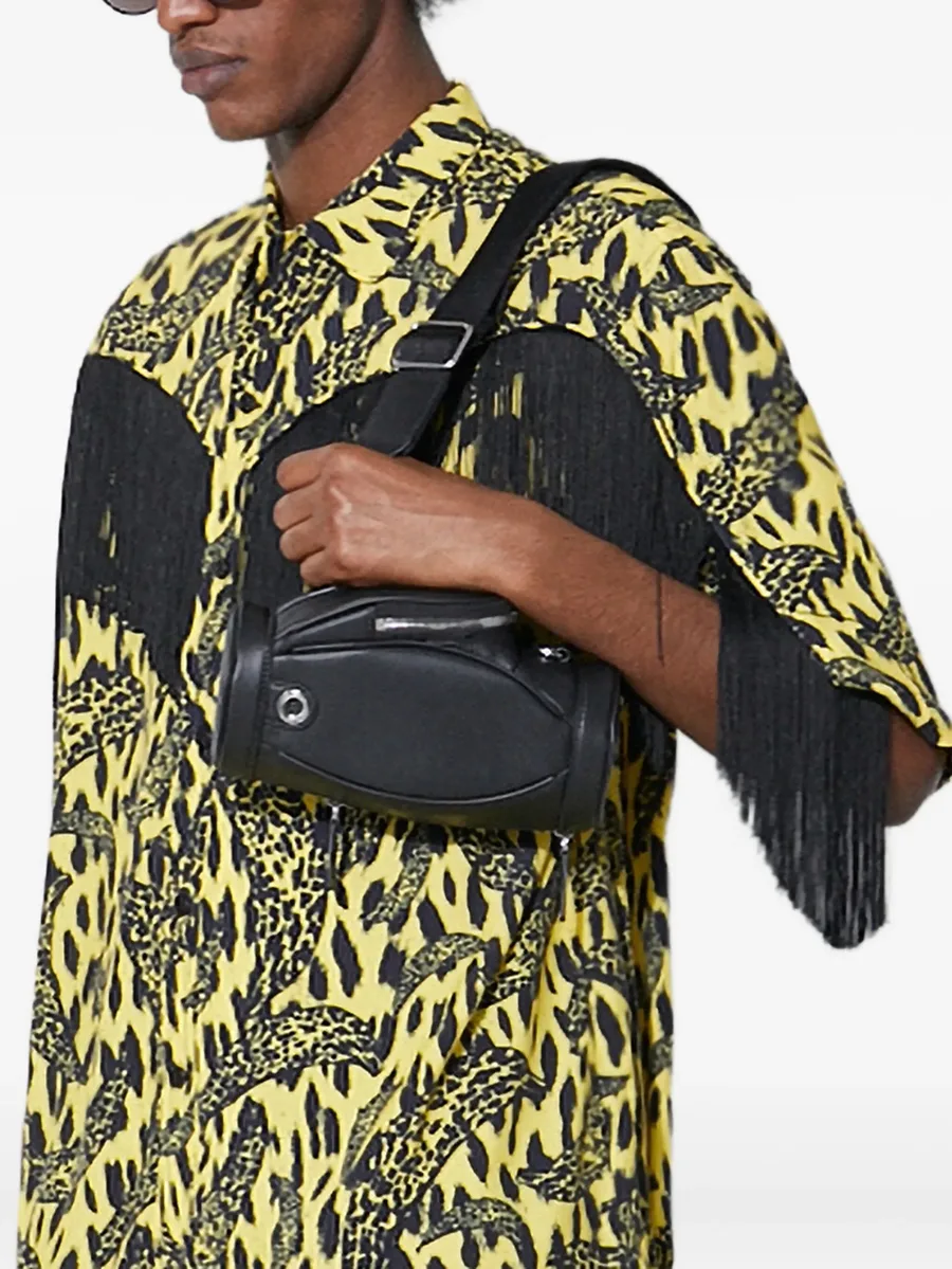 leopard-print fringe shirt 1