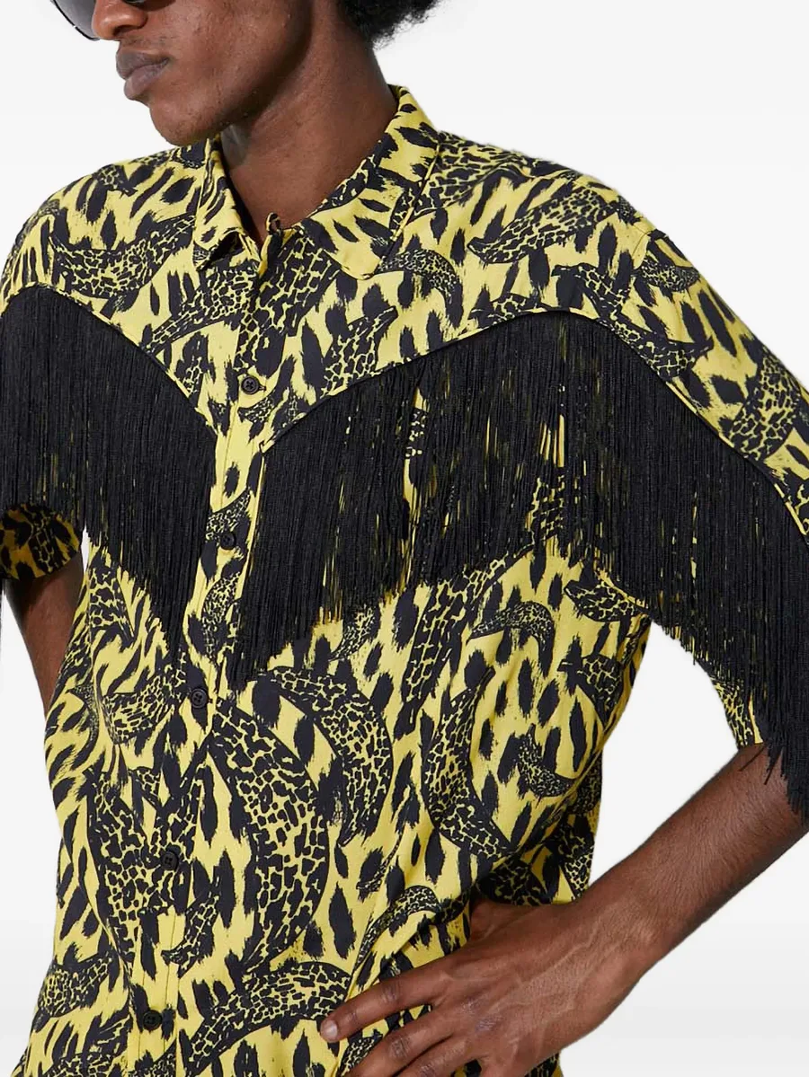 leopard-print fringe shirt 10