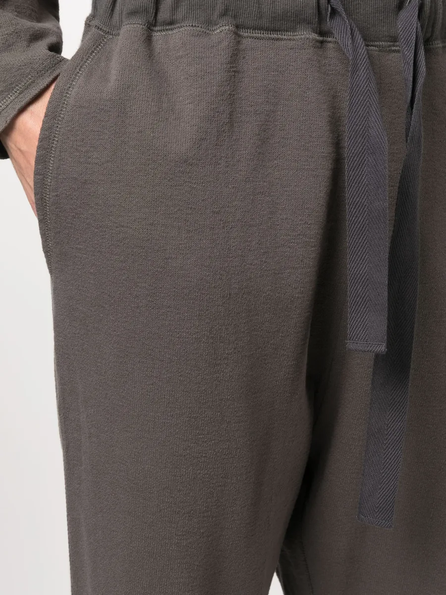 drawstring cotton track pants 10