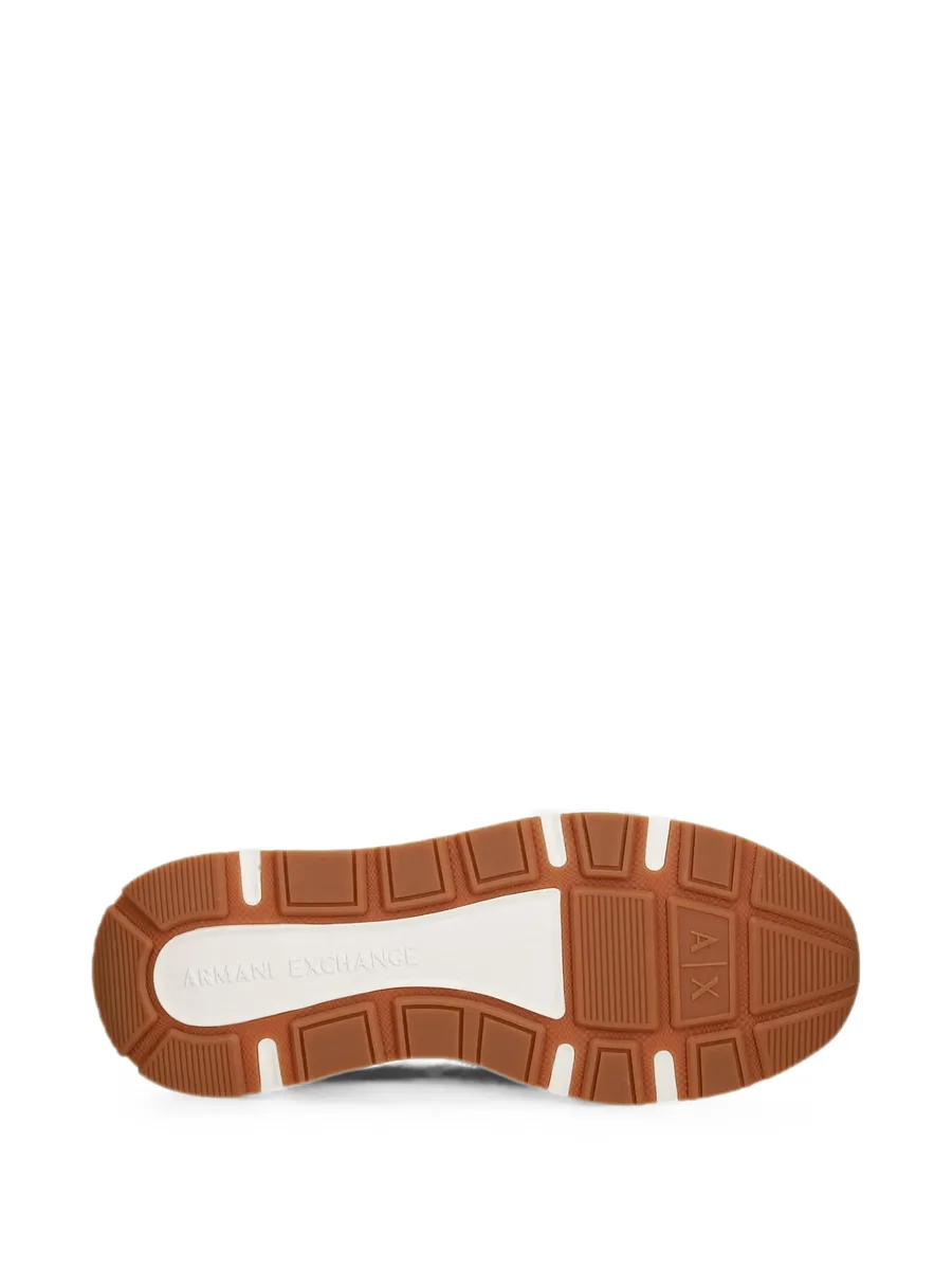 logo-print panelled sneakers 9
