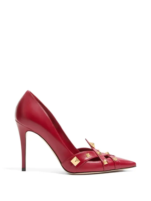 Studdy kidskin pumps 100mm